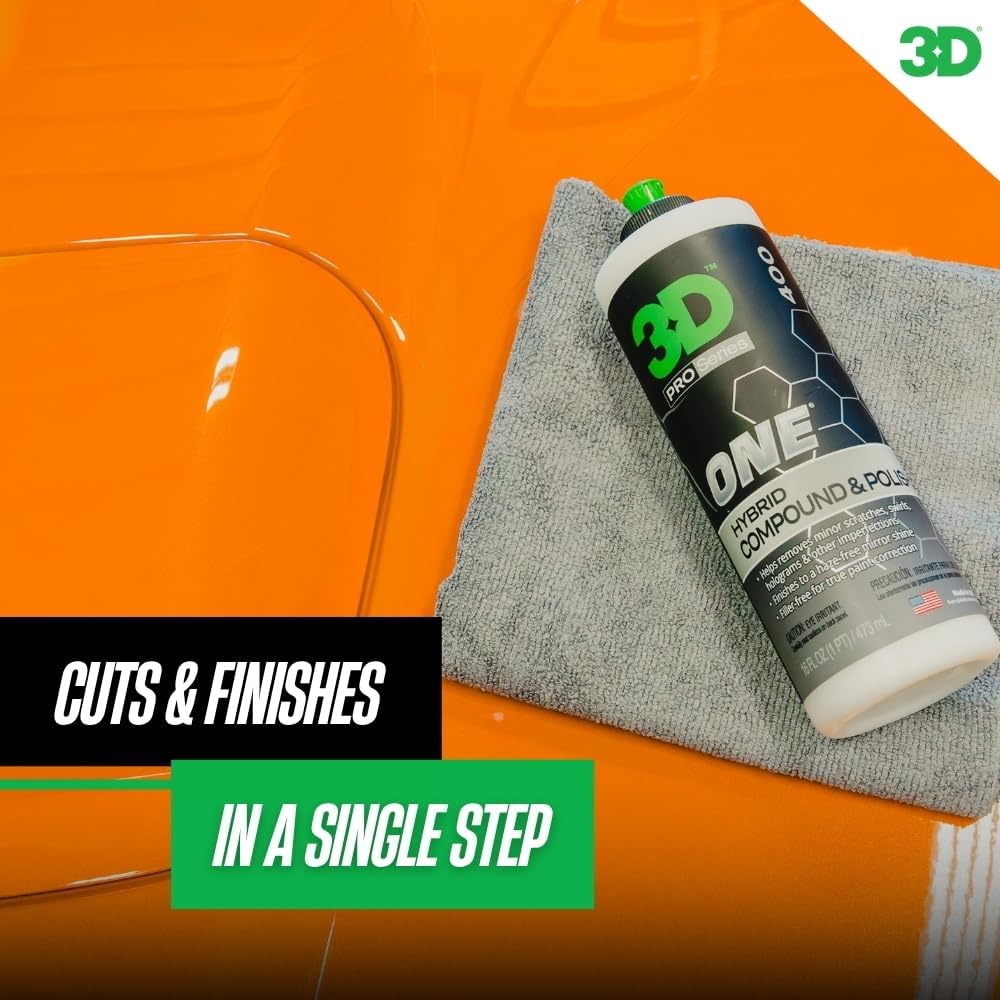 3D One Cutting Compound and Finishing Polish 16oz - Design and Build Quality