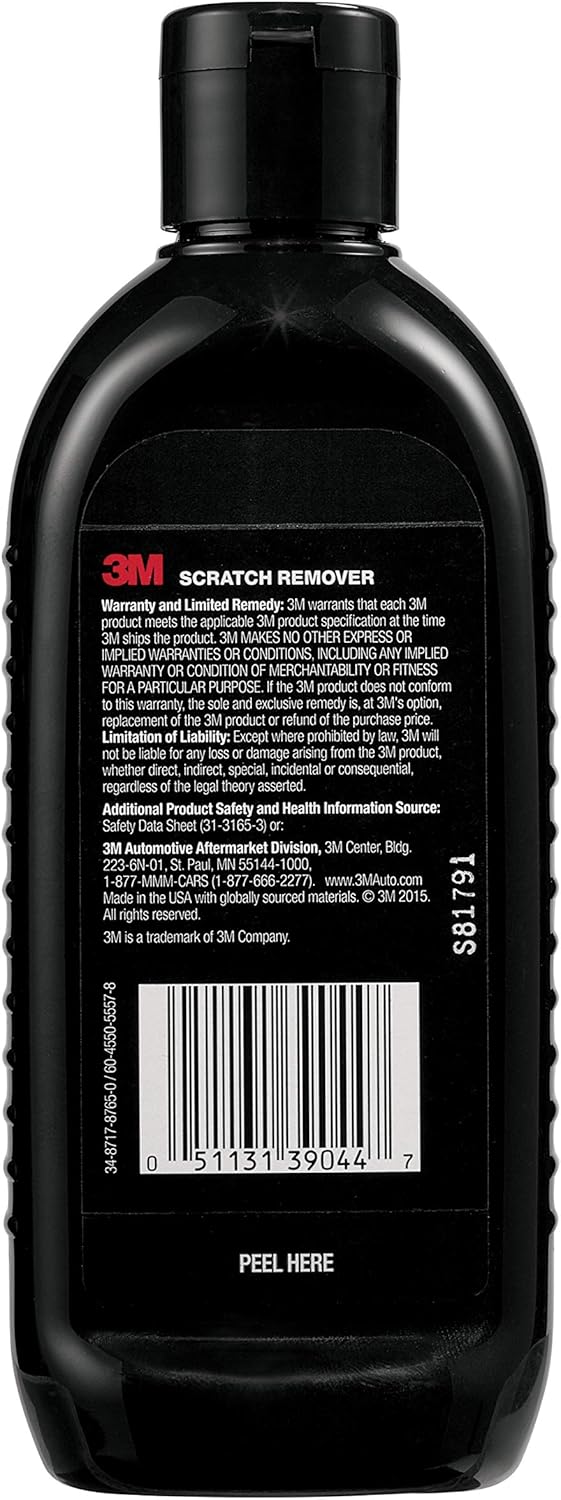 3M Scratch Remover Compound 8oz - Key Specifications