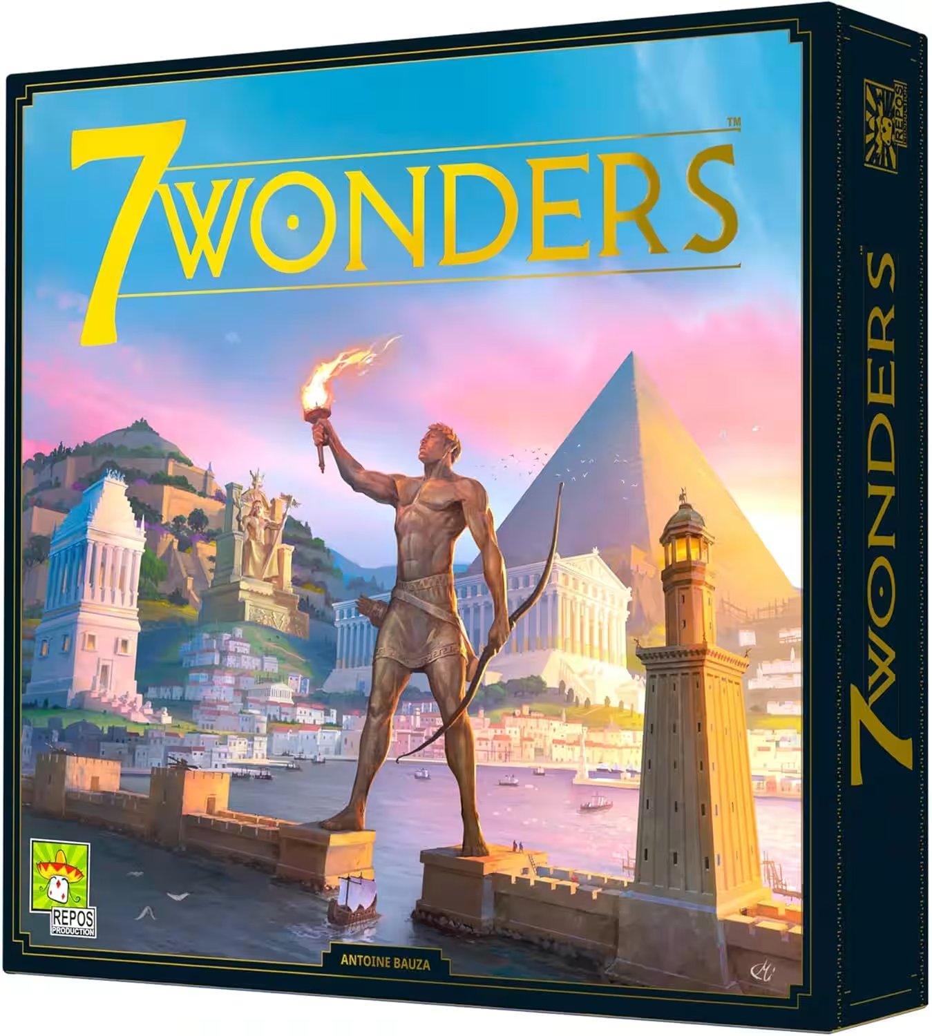 7 Wonders Board Game 2nd Edition Repos Production Review