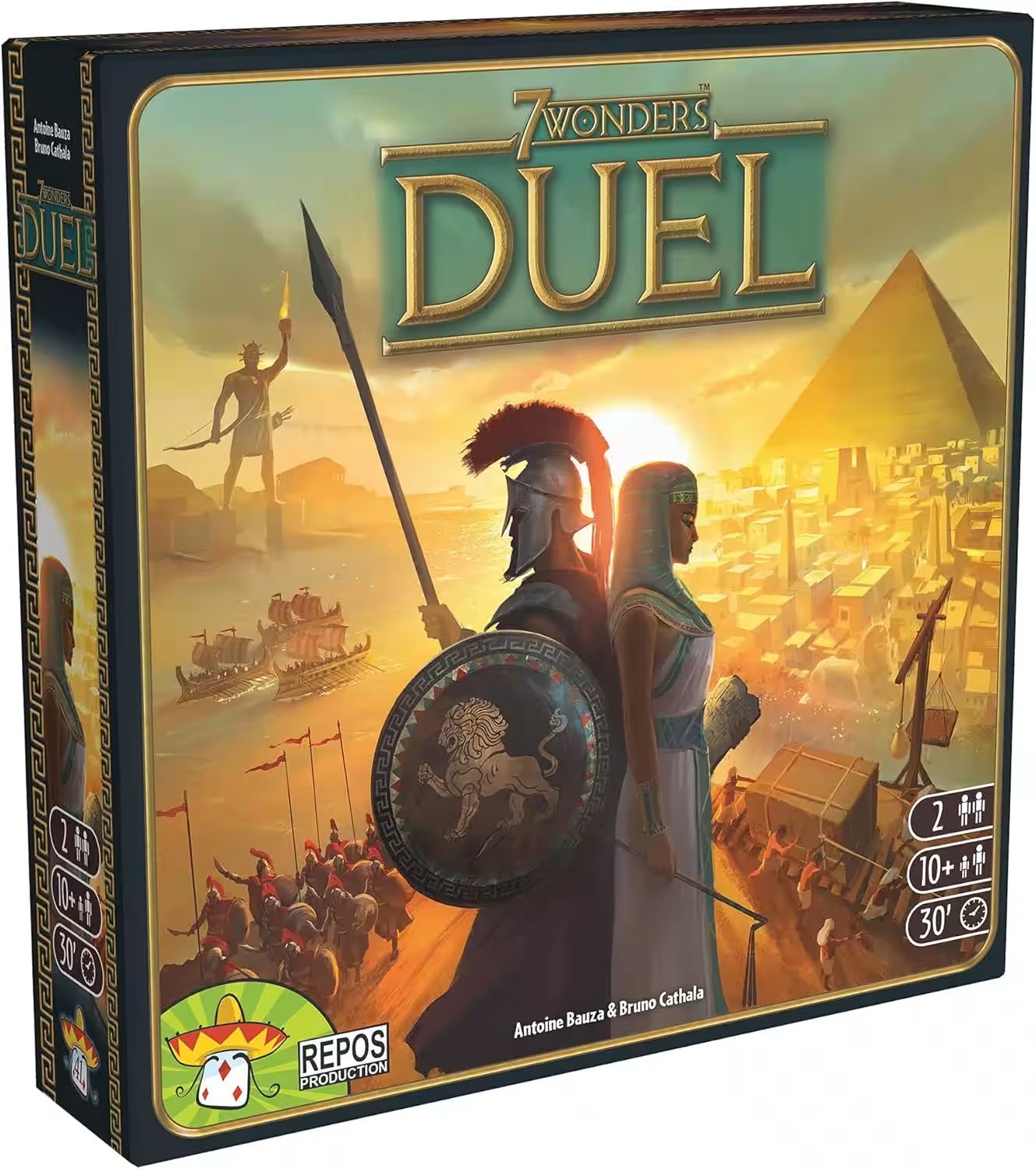 7 Wonders Duel Board Game 2-Player Strategy Review