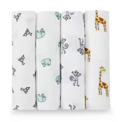 Aden and Anais Classic Muslin Swaddle Blanket 4 Pack Review — Is It Really Worth $15 in 2026? - Product Image