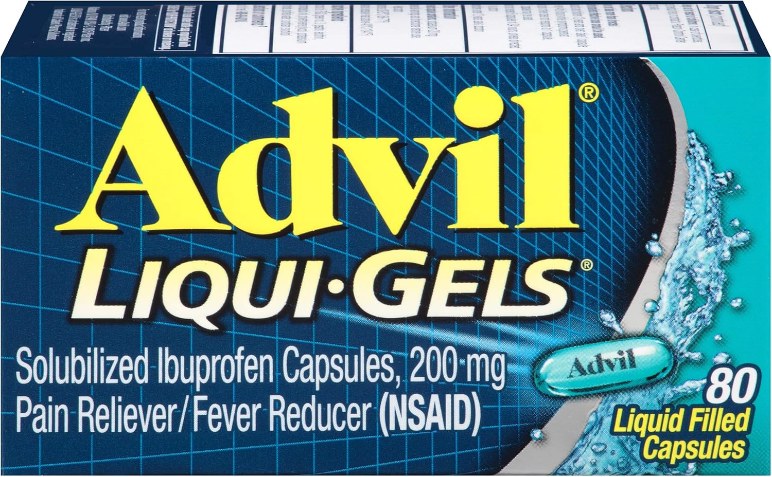 Advil Liqui-Gels Ibuprofen 200mg 80 Count Review
