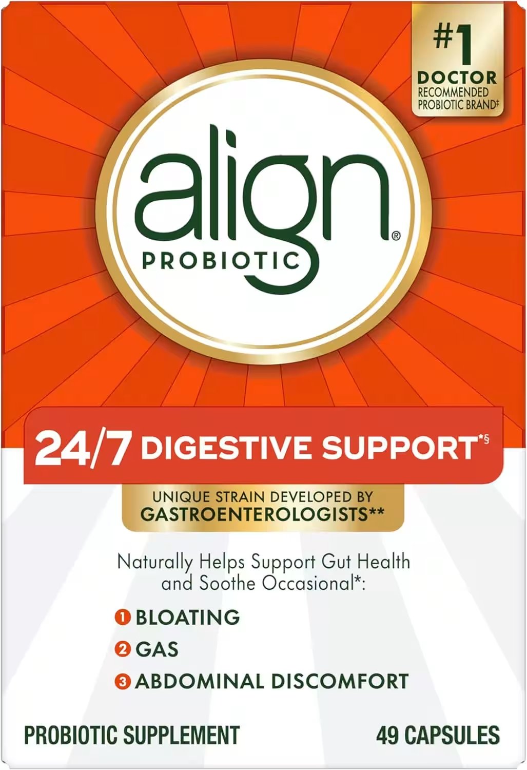 Align Probiotic Supplement 49 Count Capsules Review