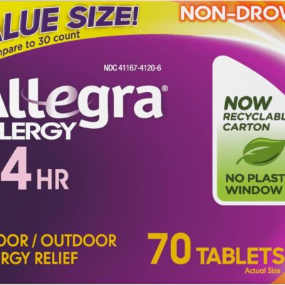 Allegra 24 Hour Allergy Tablets 180mg 70 Count Review: The 15,000+-Review Amazon Hit — Worth Your Money? - Product Image