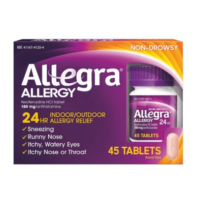 Allegra Adult 24HR Allergy Tablets 180mg 90 Count Review: Best Health & Household Pick Under $40? - Product Image