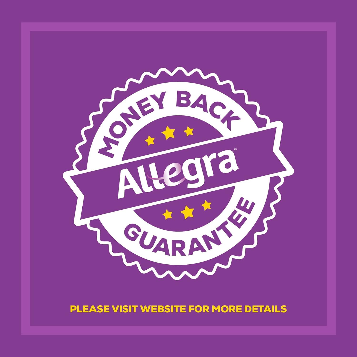 Allegra Adult 24HR Allergy Tablets 180mg 90 Count - How It Compares