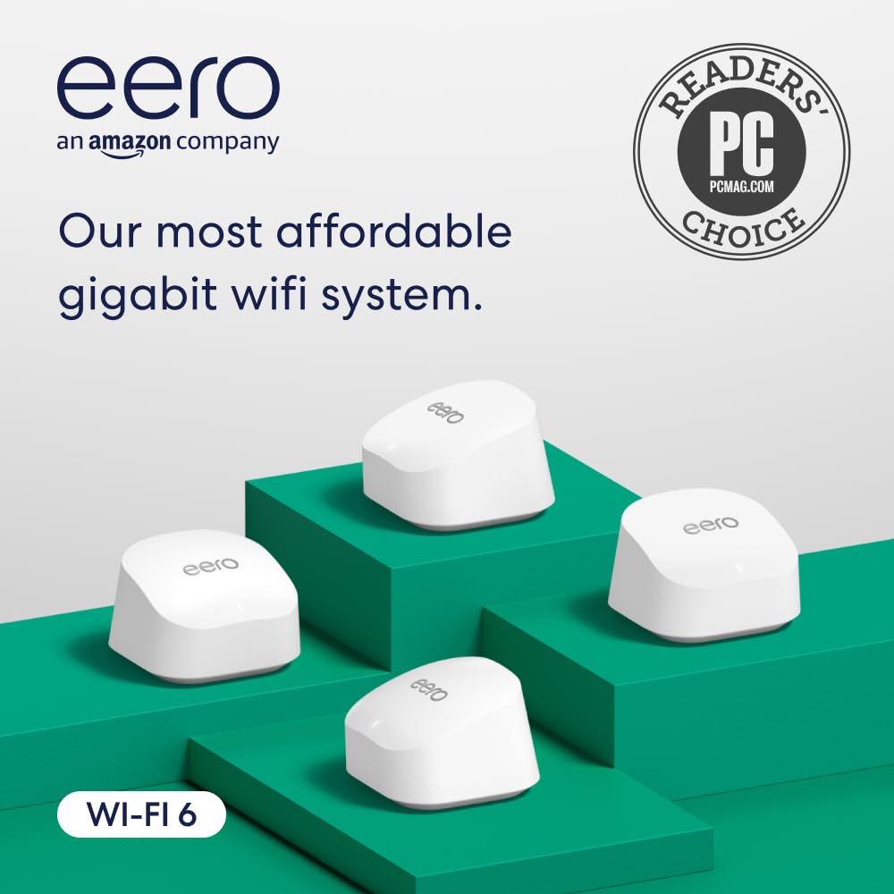 Amazon Eero 6+ Mesh WiFi Review: The Amazon Best Seller With 22,000+ Reviews Tested - Product Image