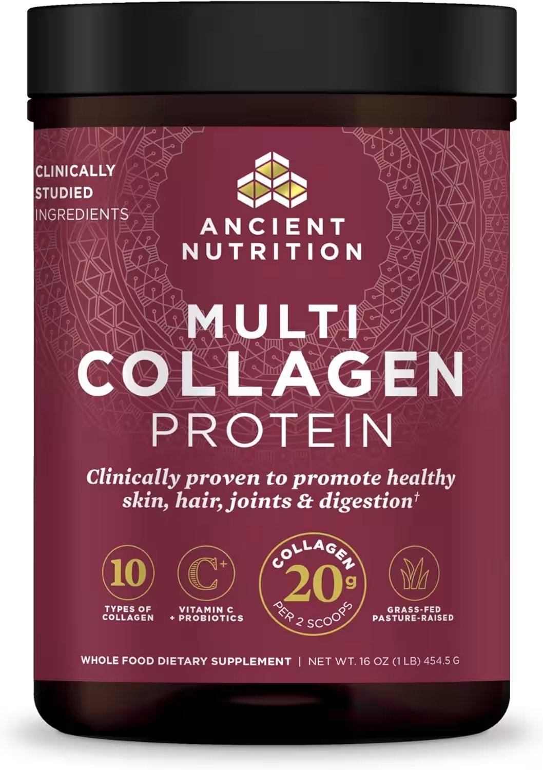 Ancient Nutrition Multi Collagen Protein Powder 16oz Review