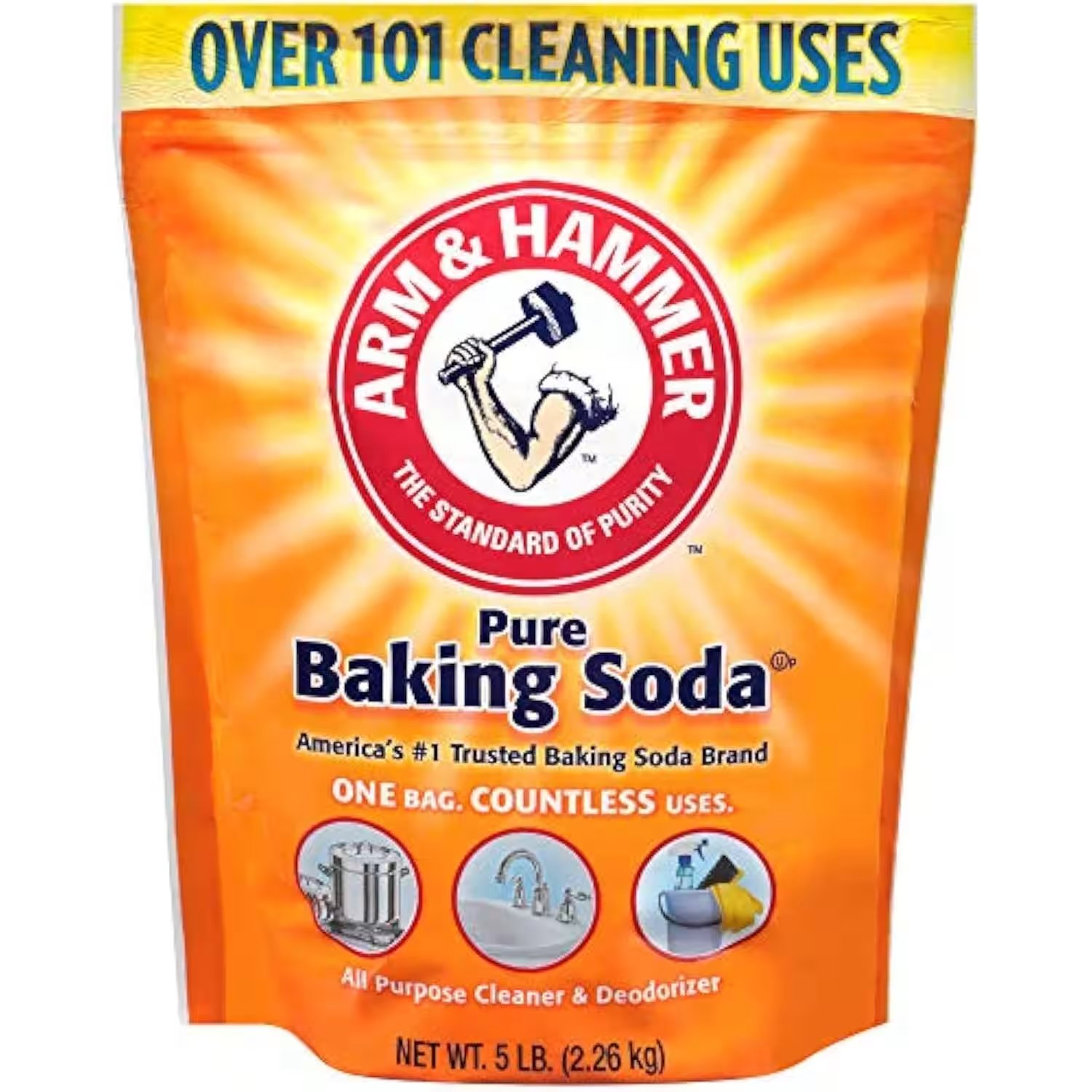 Arm and Hammer Baking Soda Value Size 5 Pounds Review
