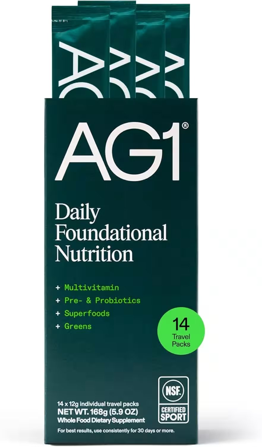 Athletic Greens AG1 Travel Packs 30 Count Review