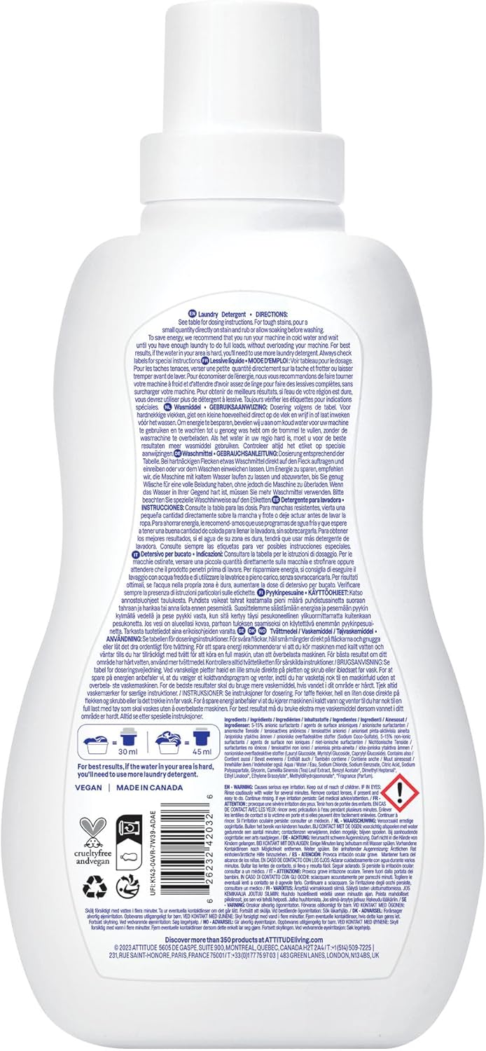 Attitude Laundry Detergent Liquid Wildflowers 35 Loads - Final Verdict