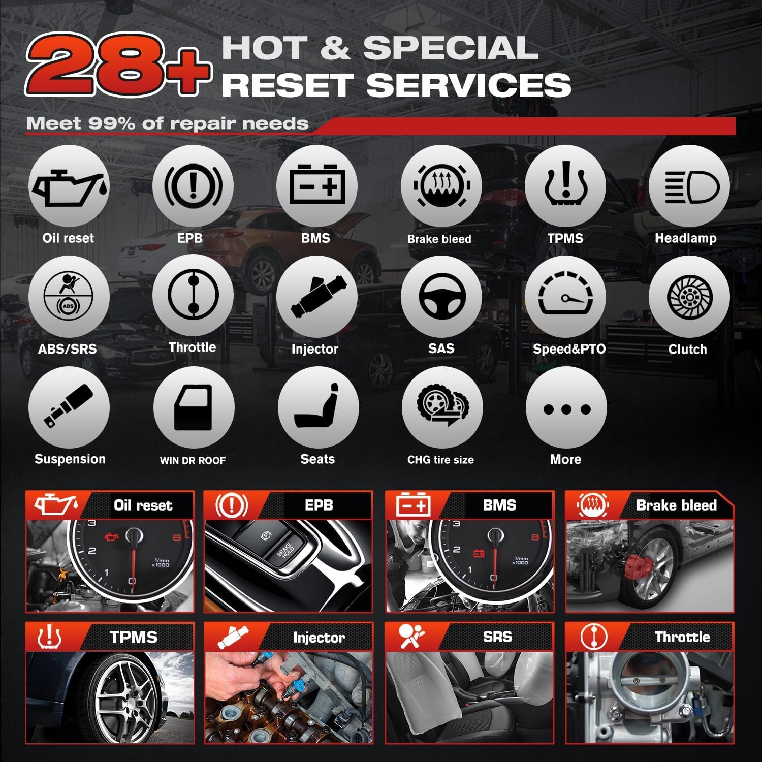 Autel MaxiCOM MK808 OBD2 Diagnostic Scan Tool - Performance Testing