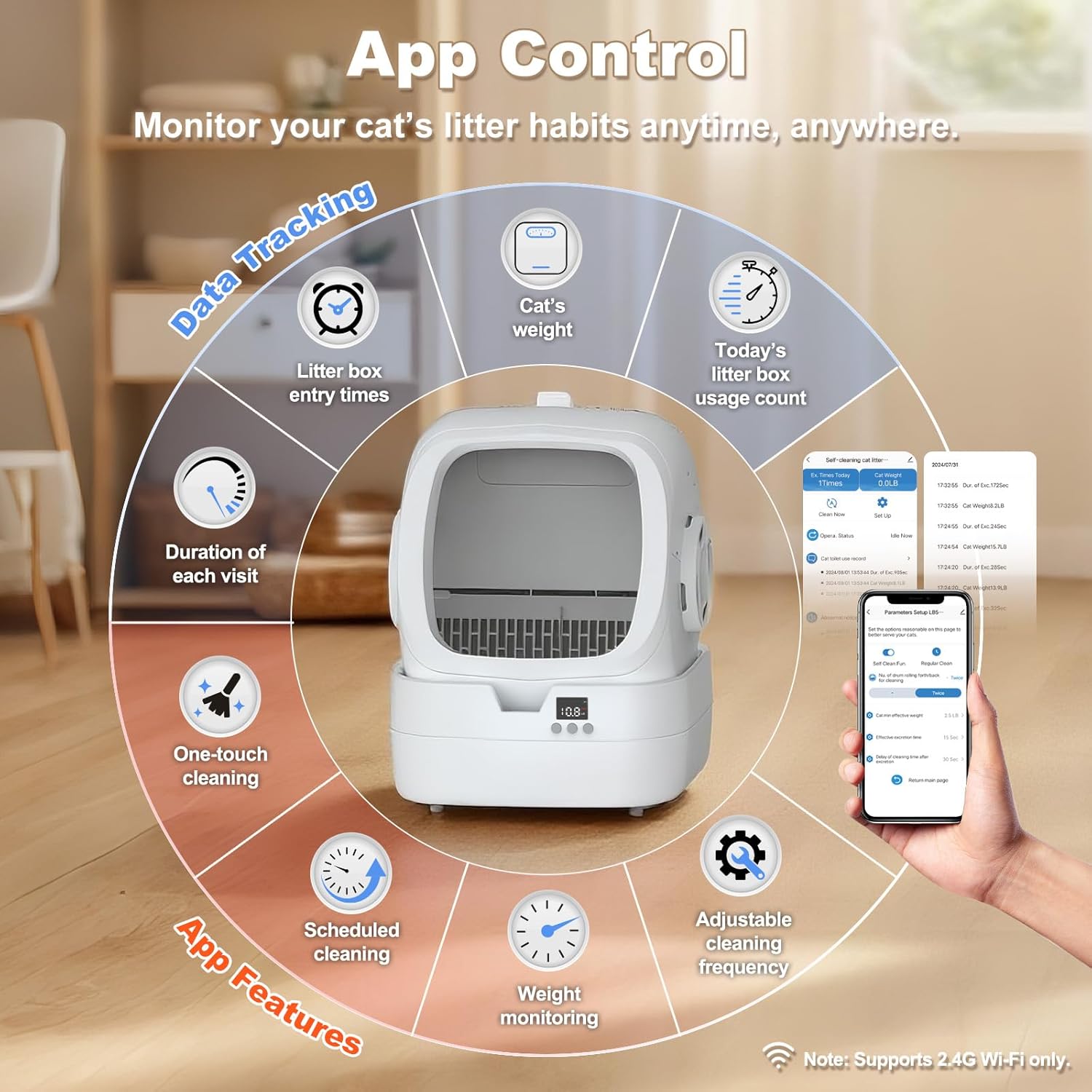 Automatic Cat Litter Box Self Cleaning with APP Control and Weight Monitoring - Design and Build