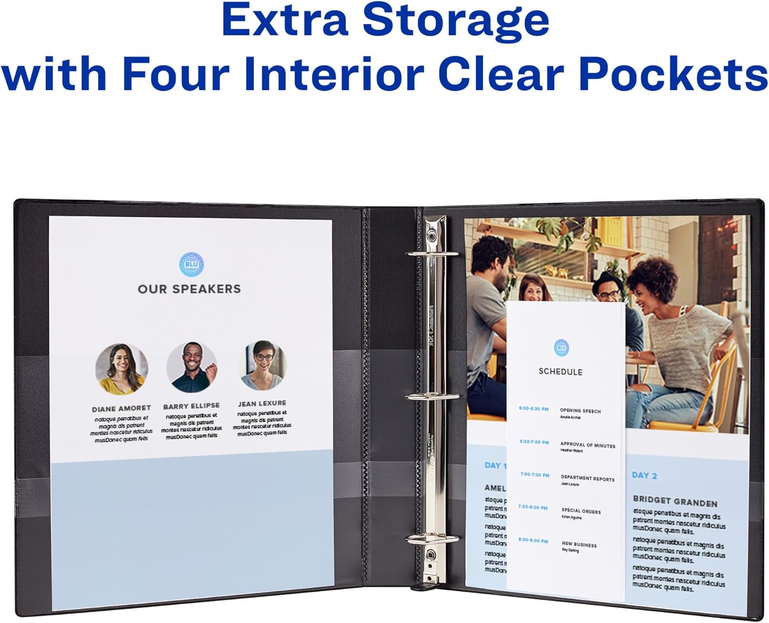 Avery Heavy-Duty View Binder 1.5 Inch One Touch 4 Pack - How It Compares