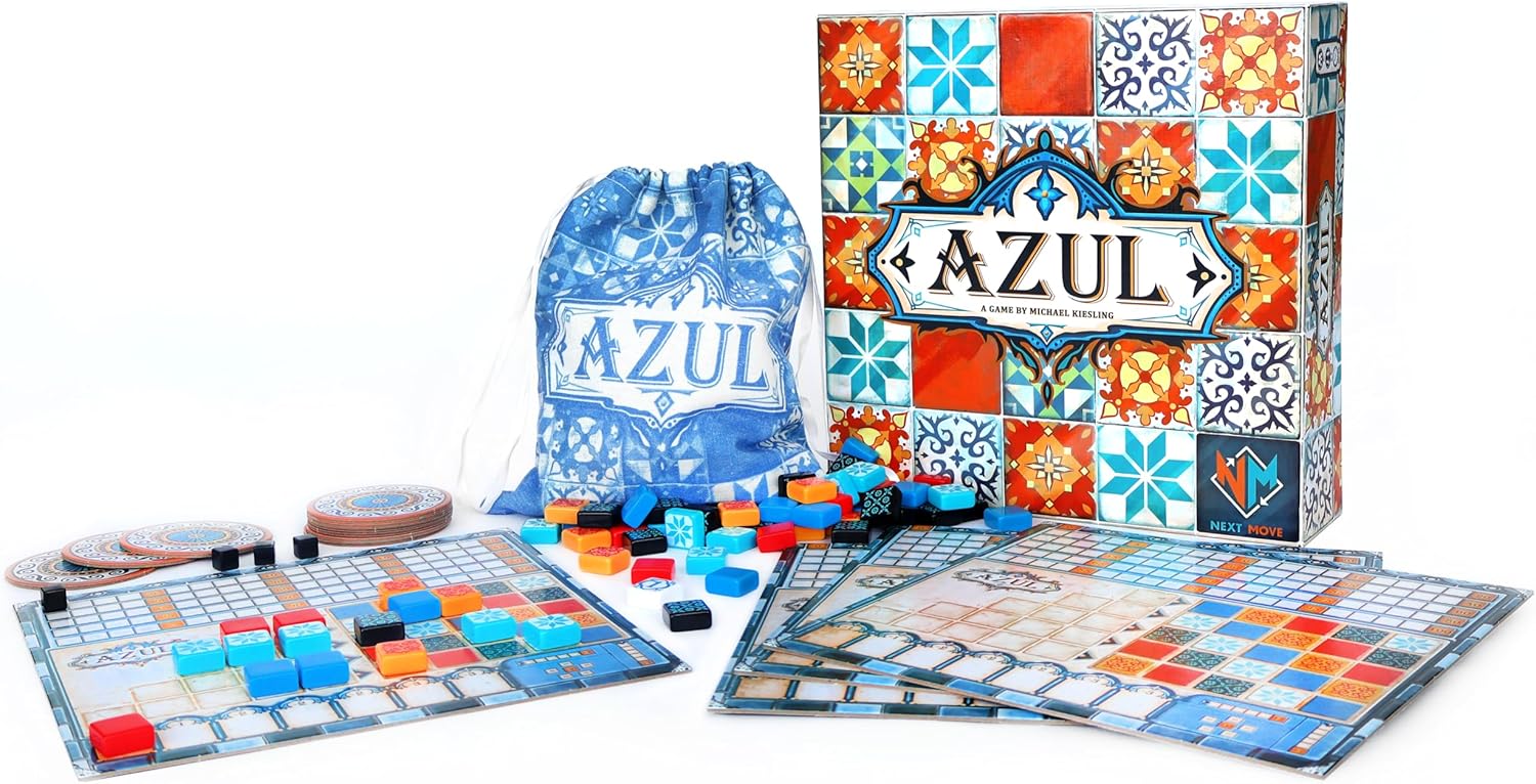 Azul Board Game Strategy Tile Placement - Design and Build Quality