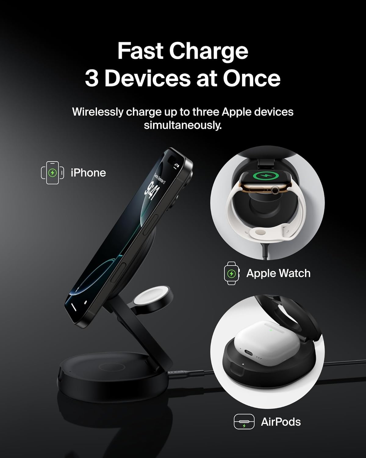 Belkin MagSafe 3-in-1 Wireless Charger - Performance: Where It Counts