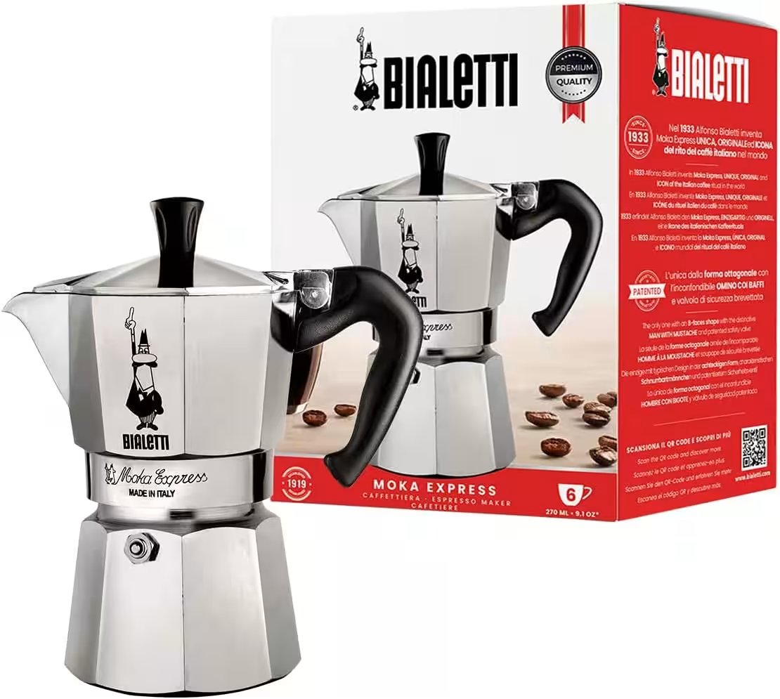Bialetti Moka Express Stovetop Espresso Maker 6 Cup Review