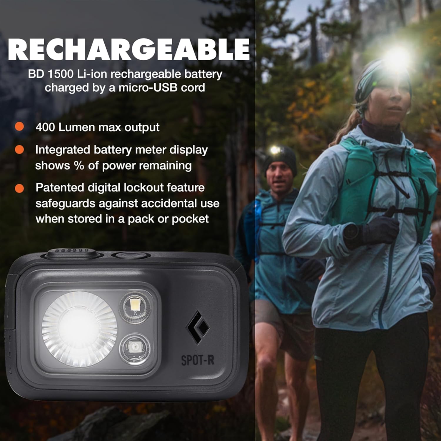 Black Diamond Spot 400 Headlamp - Performance: Where It Counts