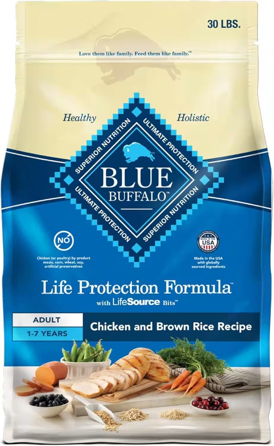 Blue Buffalo Life Protection Formula Adult Chicken 30lb Review
