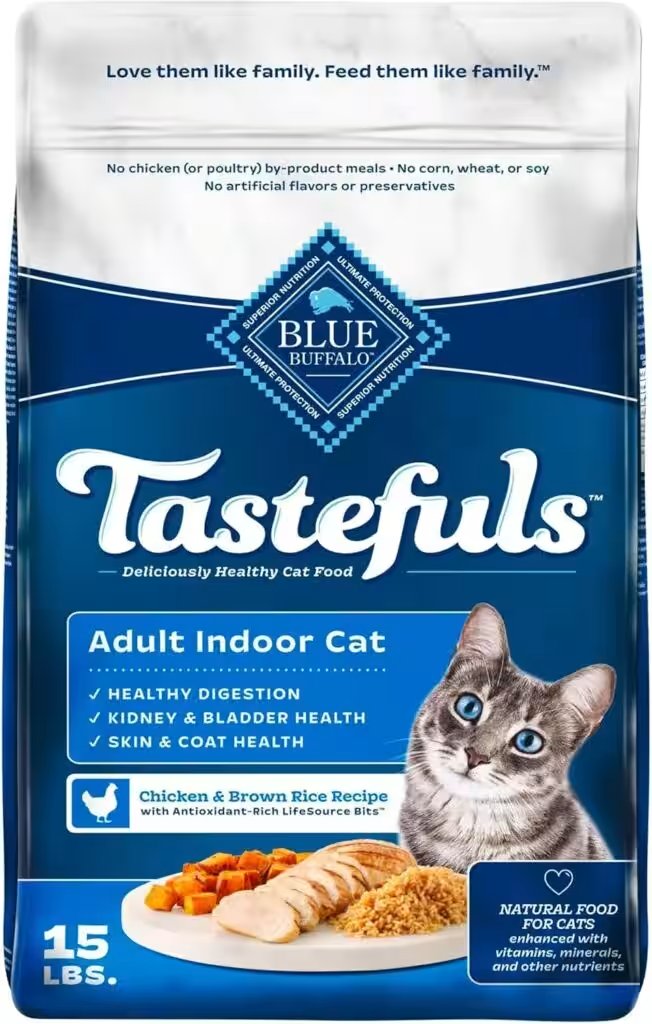 Blue Buffalo Tastefuls Indoor Natural Adult Cat Food Chicken 15lb Review: We Tested the Amazon Bestseller So You Don't Have To - Product Image