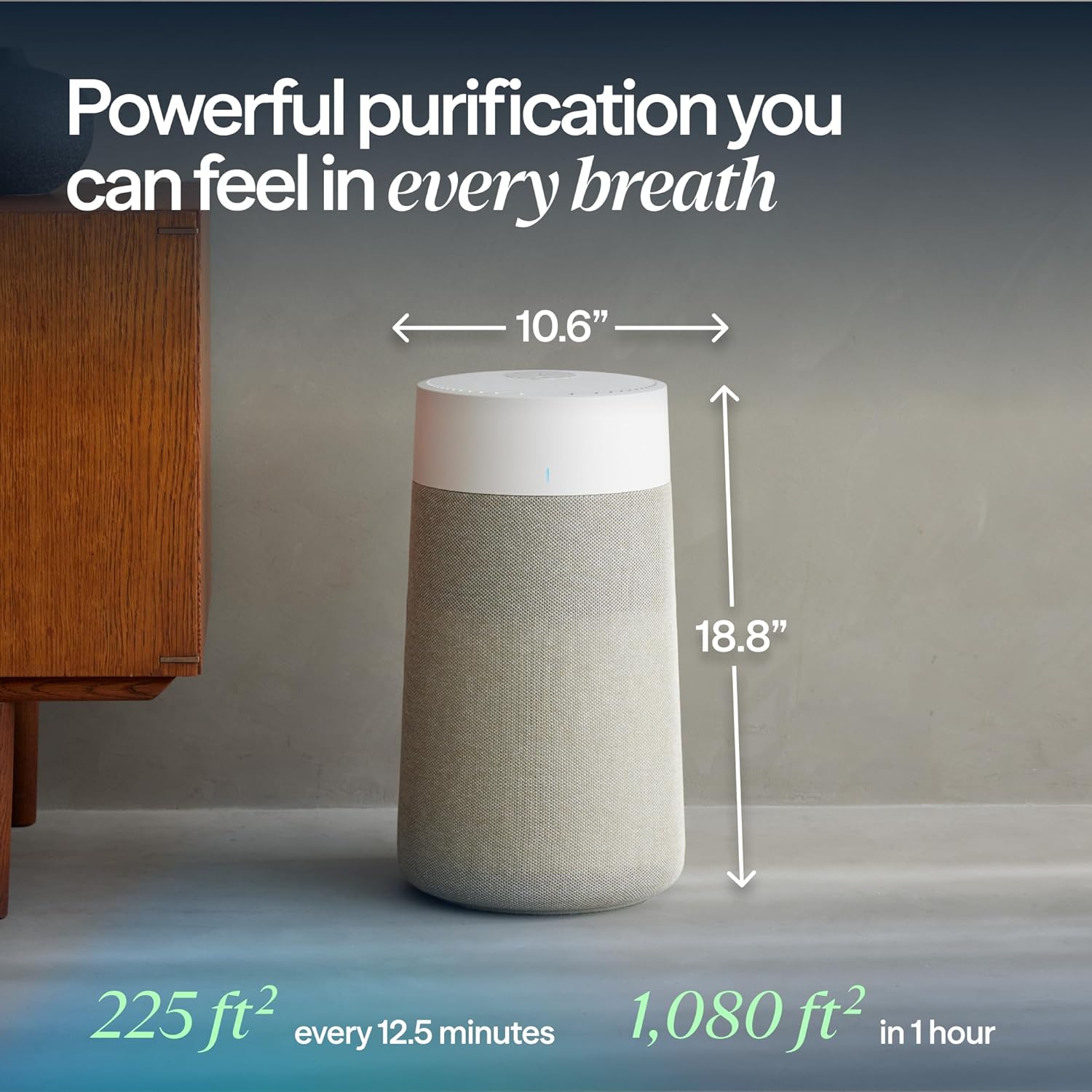 Blueair Blue Pure 411i Max Air Purifier - Design and Build Quality