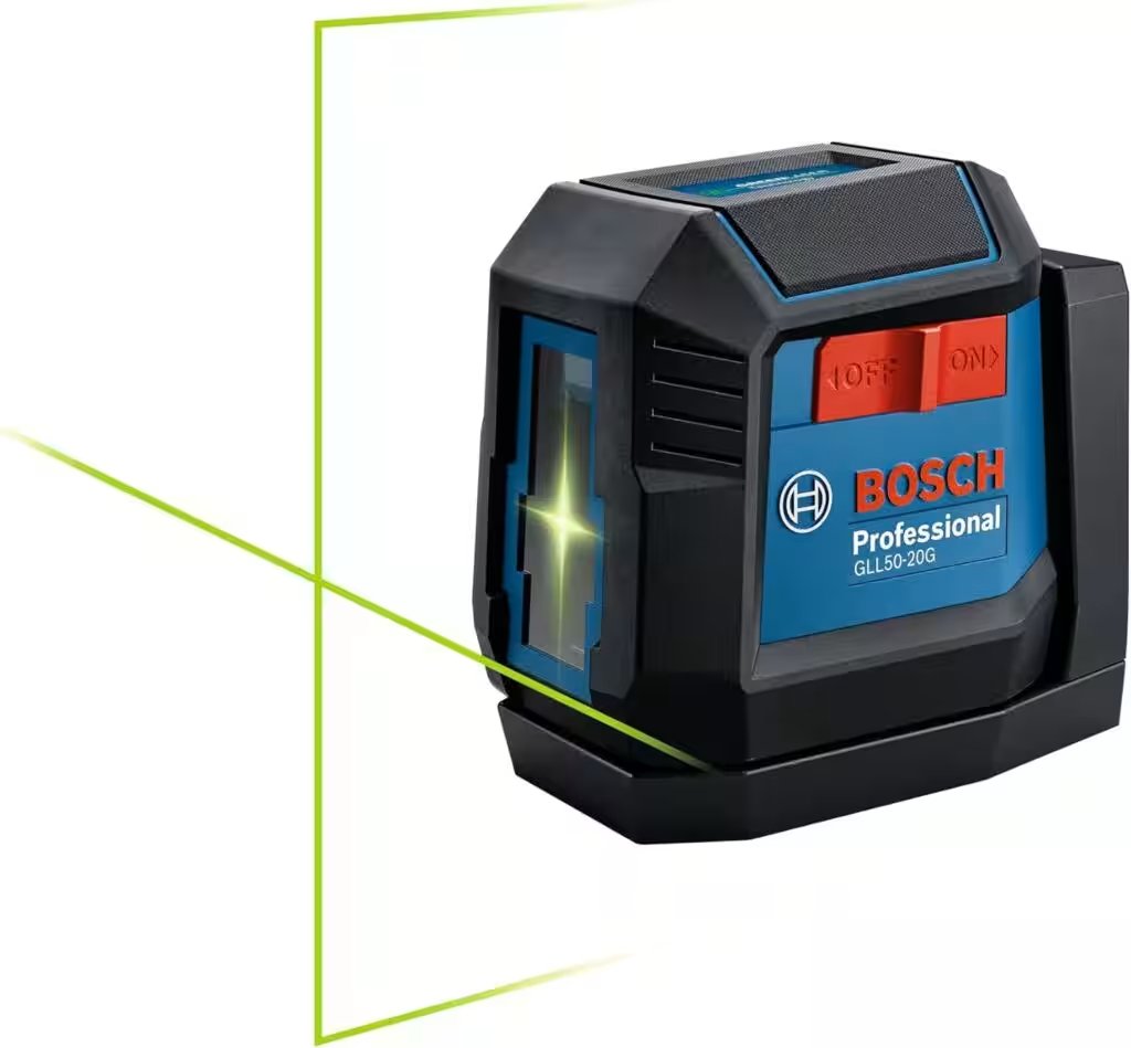 Bosch GLL50-20G Green Beam Self-Leveling Cross-Line Laser Review: Best Tools & Home Improvement Pick Under $15? - Product Image