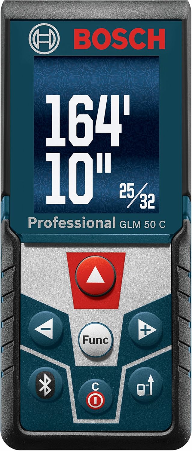 Bosch GLM50C 165 Ft Bluetooth Laser Distance Measure - Real-World Performance