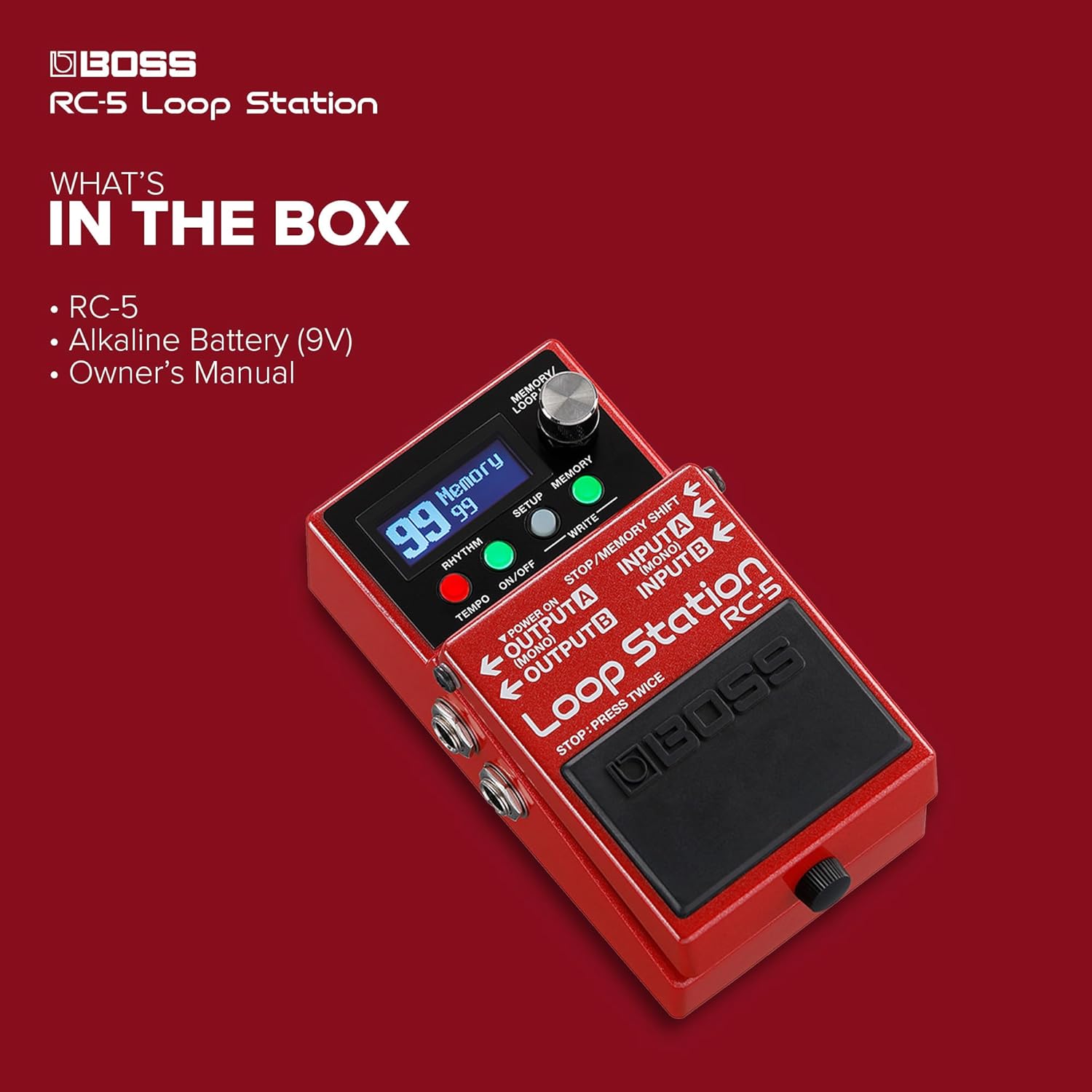 Boss RC-5 Loop Station Pedal - Real-World Performance