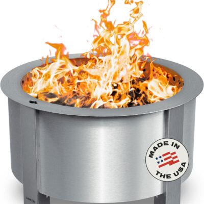 Breeo X Series 24 Smokeless Fire Pit Stainless Review: Why This 4.7-Star Amazon Best-Seller Deserves the Hype - Product Image