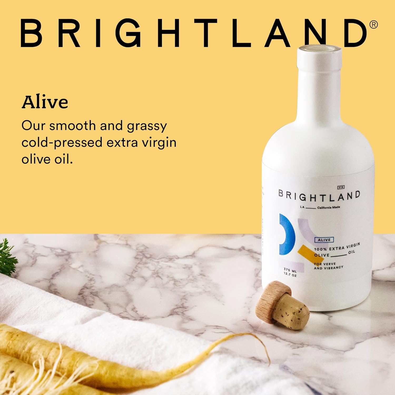 Brightland Alive Extra Virgin Olive Oil 12.7oz - Key Specifications