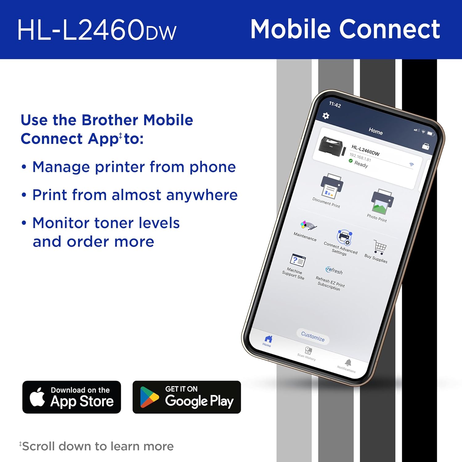 Brother HL-L2460DW Wireless Mono Laser Printer - Performance Testing
