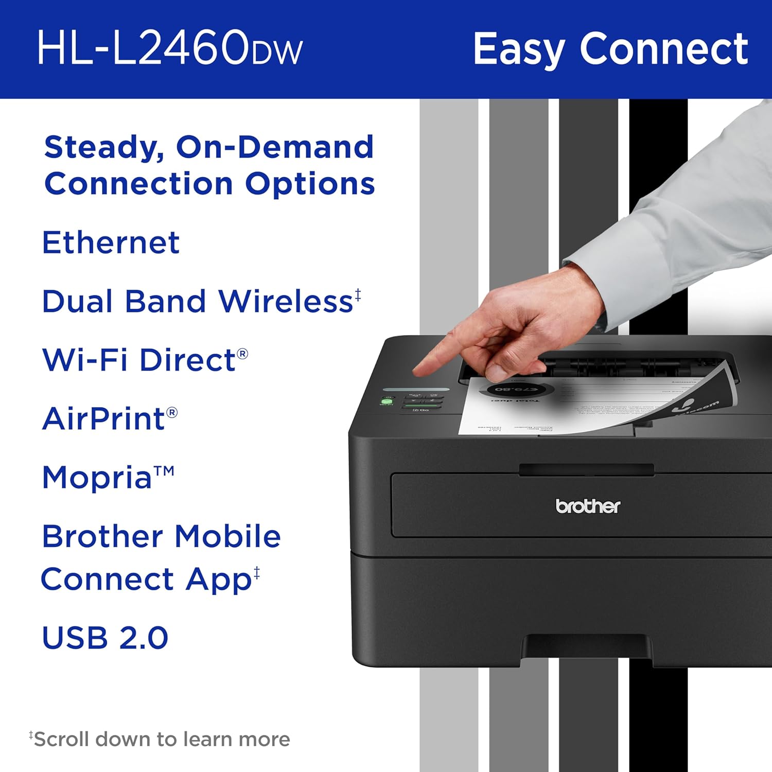 Brother HL-L2460DW Wireless Mono Laser Printer - How It Compares