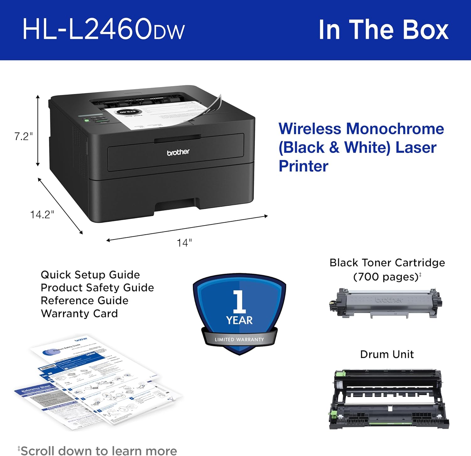 Brother HL-L2460DW Wireless Mono Laser Printer - Is It Worth the Price?