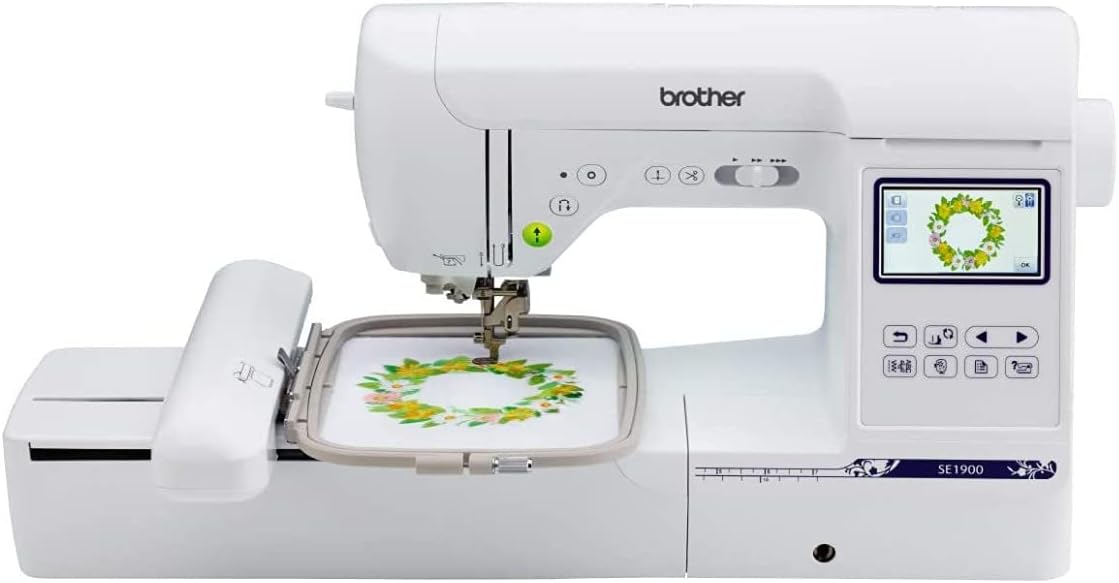 Brother SE1900 Sewing Embroidery Machine 5x7 Hoop - Key Specifications