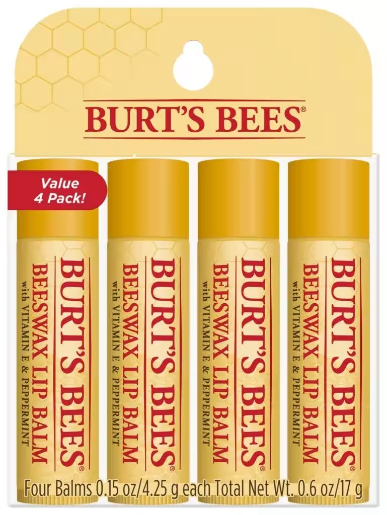 Burt's Bees Lip Balm Original Beeswax 4 Pack Review: 12,000+ Reviews Can't Be Wrong — Or Can They? - Product Image