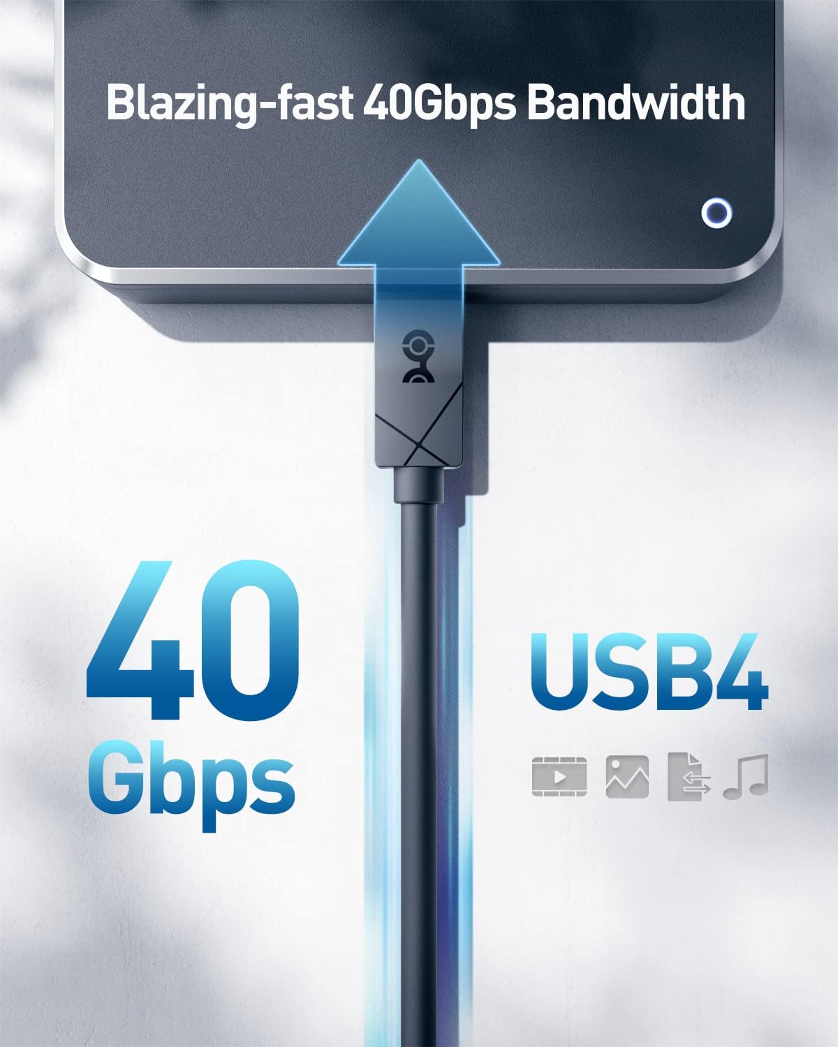 Cable Matters USB4 Cable 40Gbps 100W 3.3ft - Design and Build Quality
