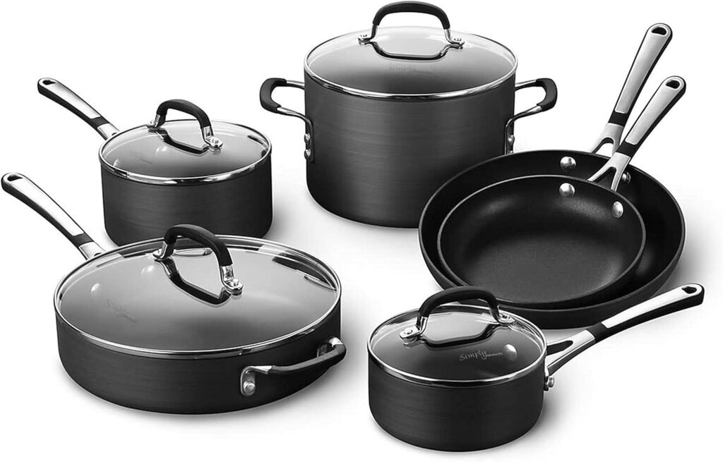 Calphalon Nonstick Cookware Set 10-Piece Review: The Amazon Best Seller With 22,000+ Reviews Tested - Product Image