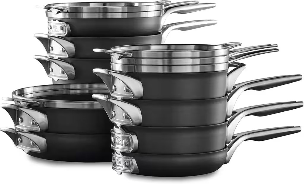 Calphalon Premier Space Saving Nonstick 15 Piece Set Review: Is This Top-Rated Amazon Pick Worth $65? - Product Image
