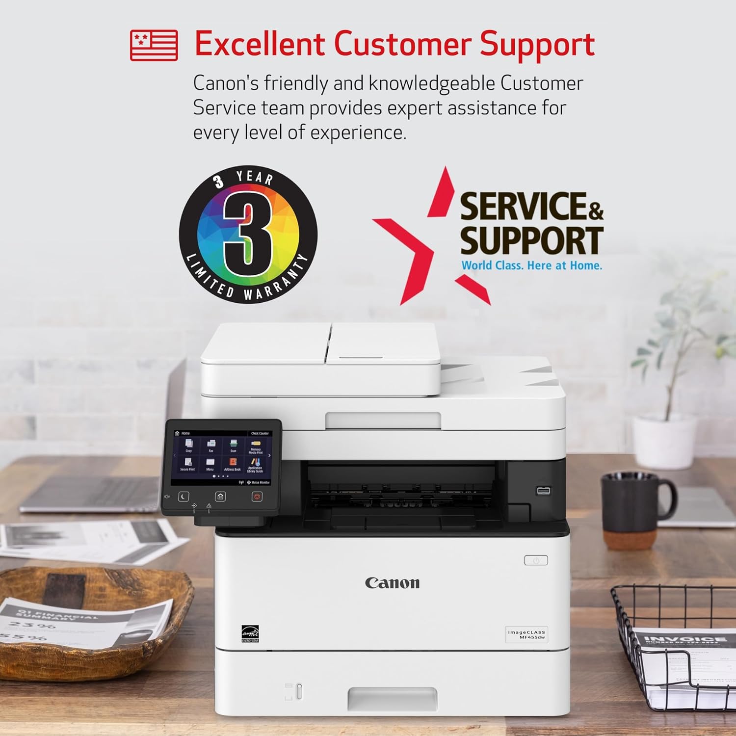 Canon imageCLASS MF455dw All-in-One Laser Printer - Real-World Performance