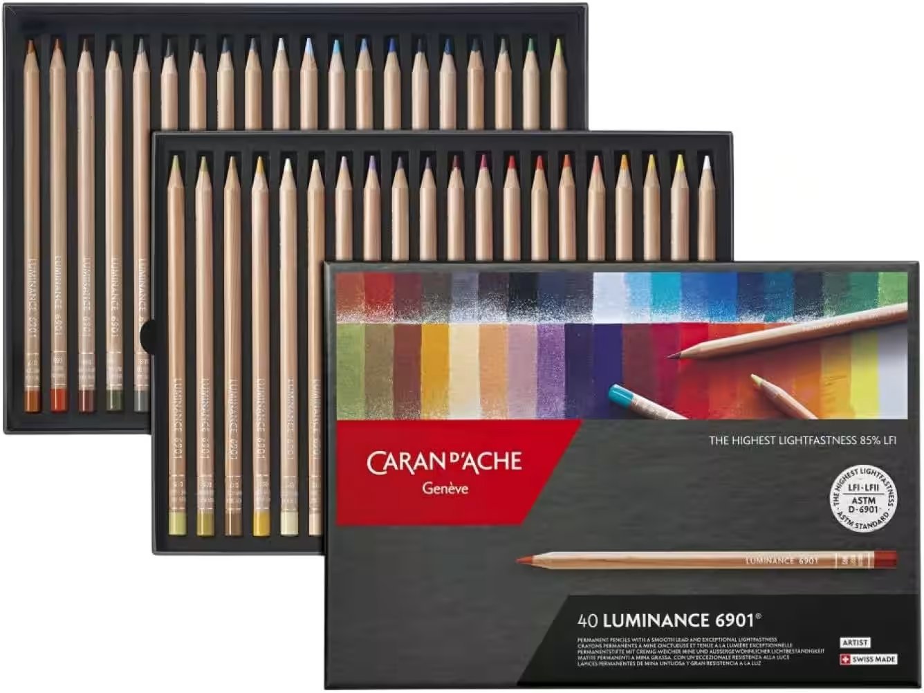 Caran d'Ache Luminance Colored Pencils Set 40 Review