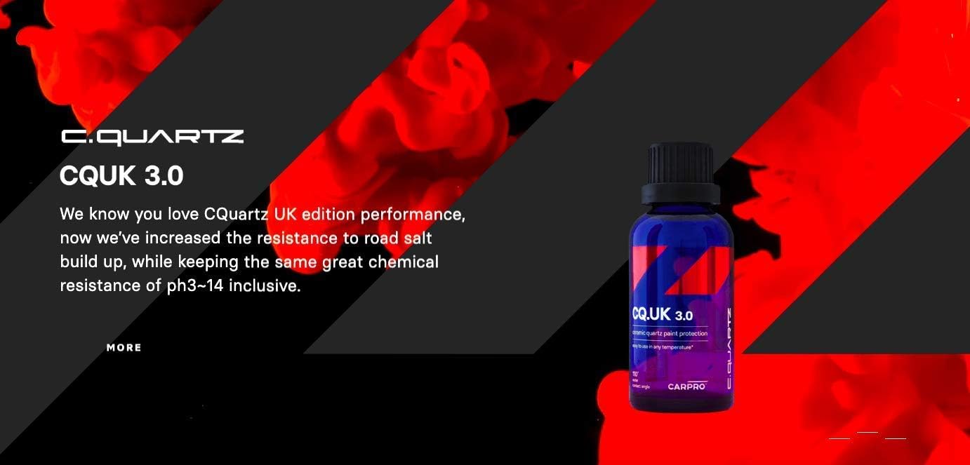 CarPro CQuartz UK Edition Ceramic Coating 50ml - How It Compares
