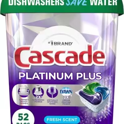 Cascade Platinum Plus ActionPacs Dishwasher Detergent 52ct Review: Why This 4.6-Star Amazon Best-Seller Deserves the Hype - Product Image