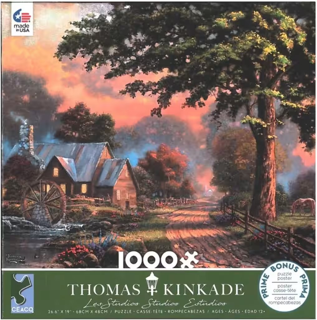 Ceaco Thomas Kinkade 1000 Piece Jigsaw Puzzle Review: We Tested the Amazon Bestseller So You Don't Have To - Product Image