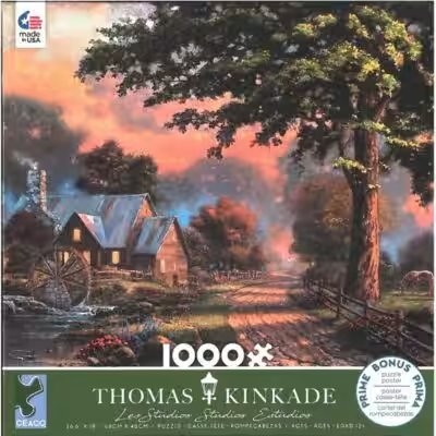 Ceaco Thomas Kinkade 1000 Piece Jigsaw Puzzle Review: We Tested the Amazon Bestseller So You Don't Have To - Product Image
