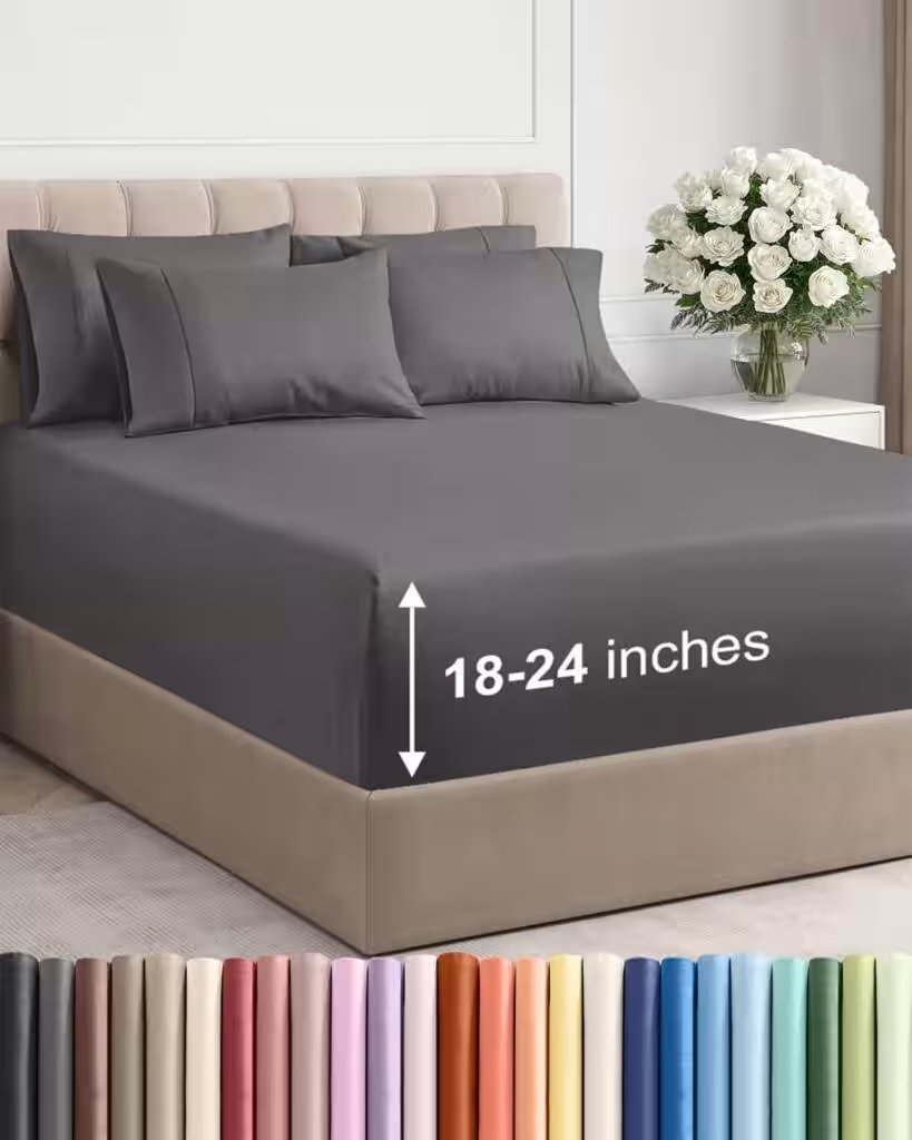 CGK Unlimited Extra Deep Pocket Queen Sheets 6 Piece Review — Is It Really Worth $15 in 2026? - Product Image