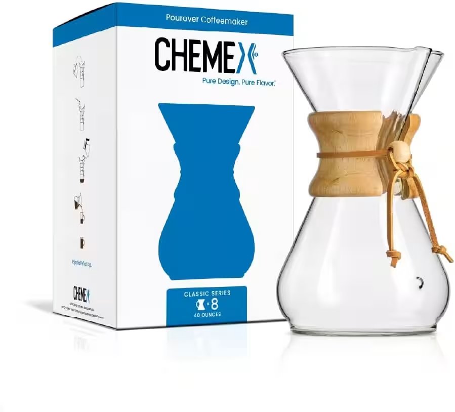 Chemex Classic Series Pour-Over Glass Coffeemaker 6-Cup Review: Is This Top-Rated Amazon Pick Worth $47.95? - Product Image