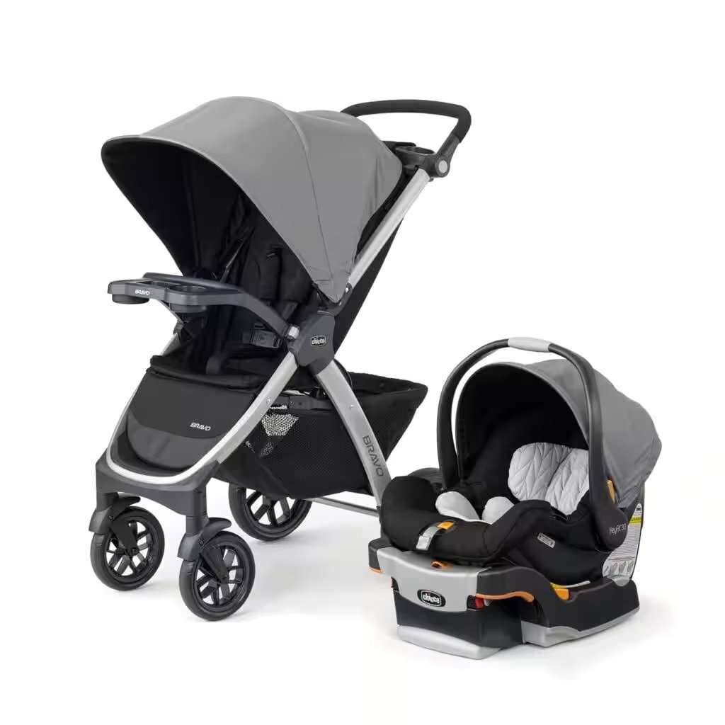 Chicco Bravo 3-in-1 Quick Fold Travel System Stroller Review — Is It Really Worth $25 in 2026? - Product Image