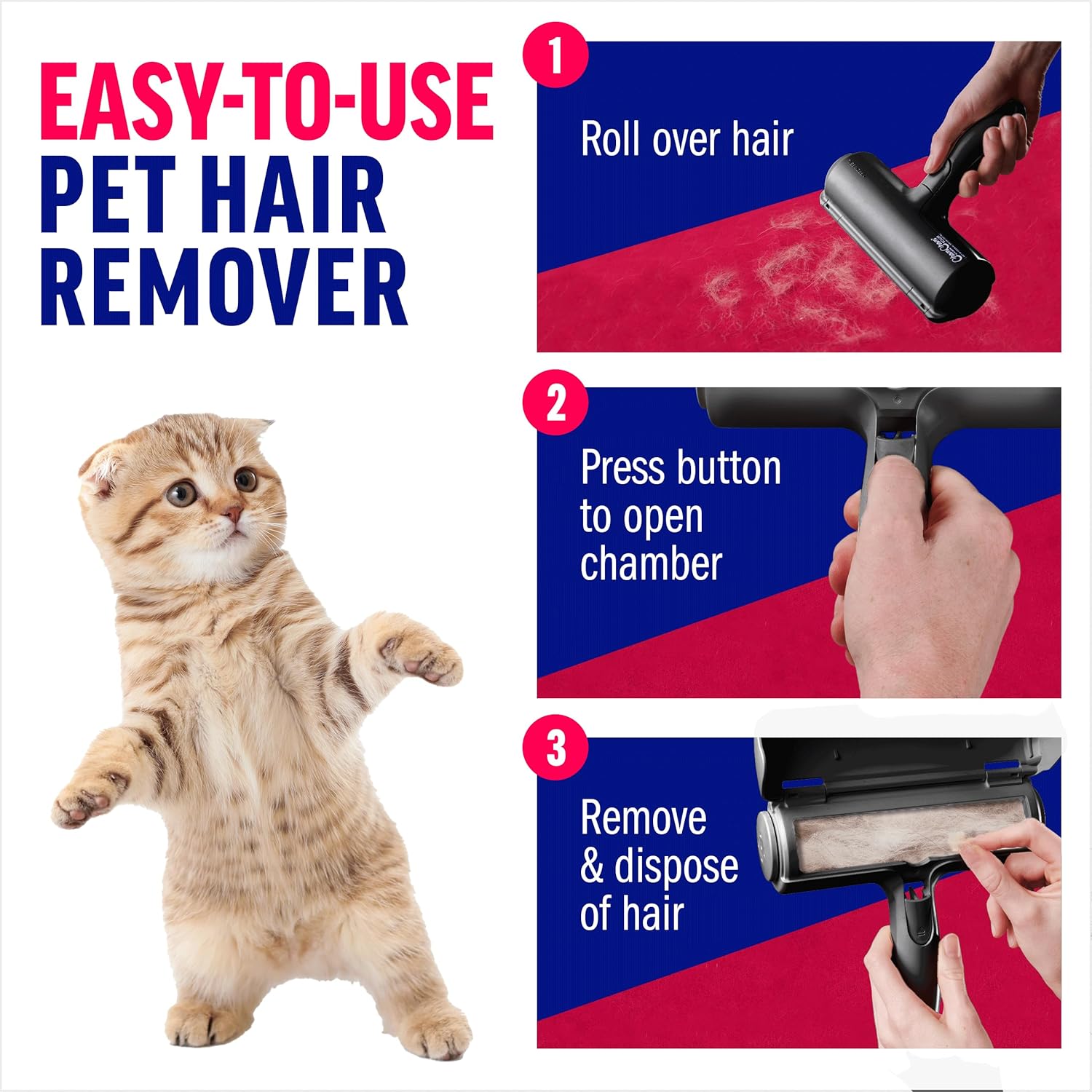 Chom Chom Roller Pet Hair Remover Reusable - Key Specifications