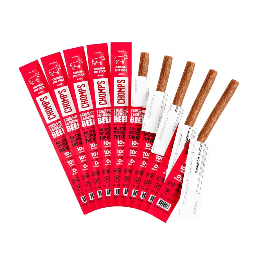 Chomps Grass Fed Beef Jerky Sticks Original 10 Pack Review: The 12,000+-Review Amazon Hit — Worth Your Money? - Product Image