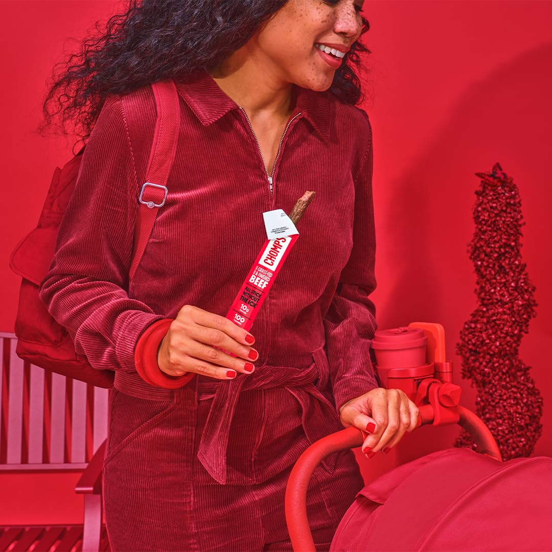 Chomps Grass Fed Beef Jerky Sticks Original 10 Pack - Real-World Performance